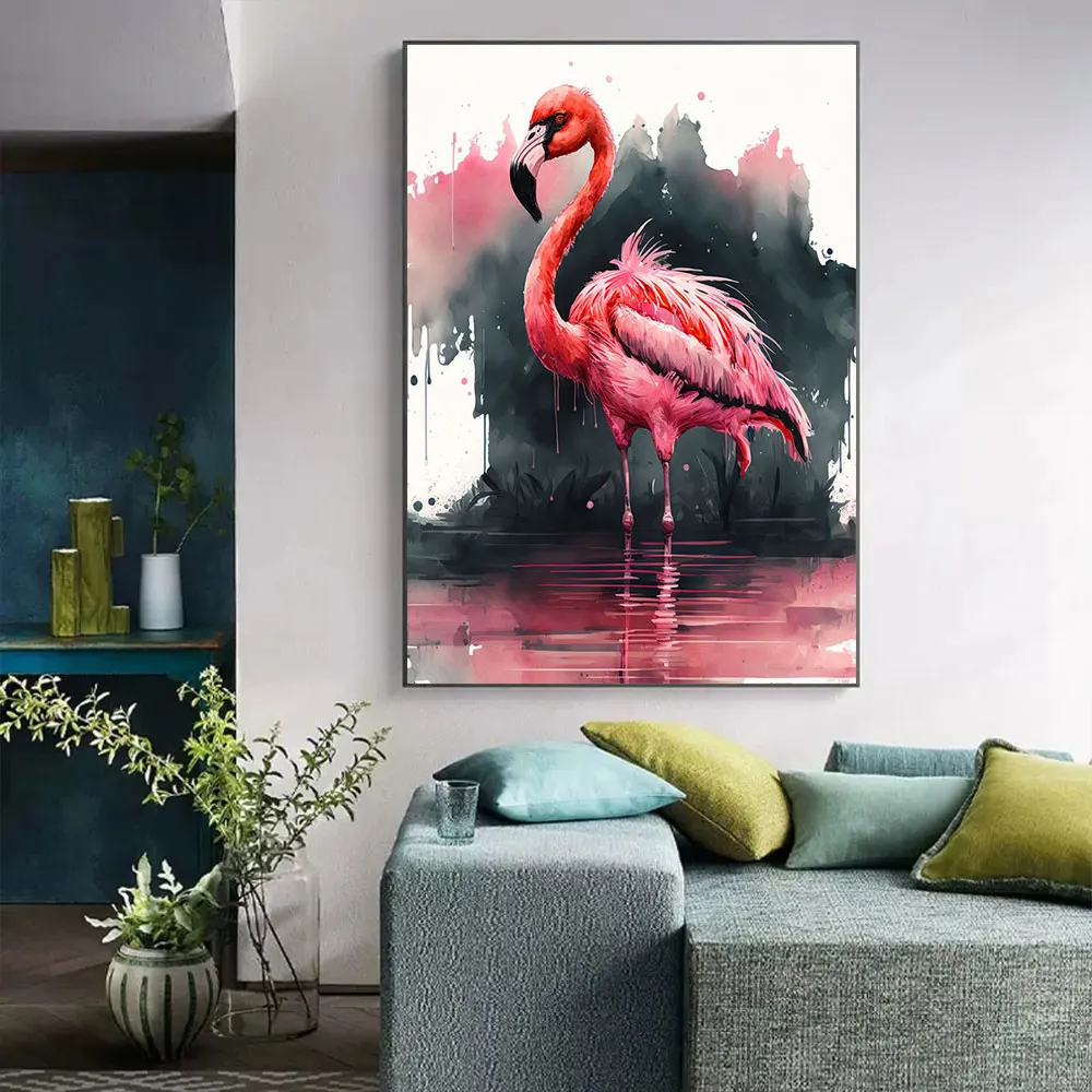 Graffiti Colorful Art Animal Pink Flamingo Abstract Posters and Prints Canvas Painting Wall Picture For Living Room Home Decor
Graffiti Colorful Art Animal Pink Flamingo Abstract Posters and Prints Canvas Painting Wall Picture For Living Room Home Decor