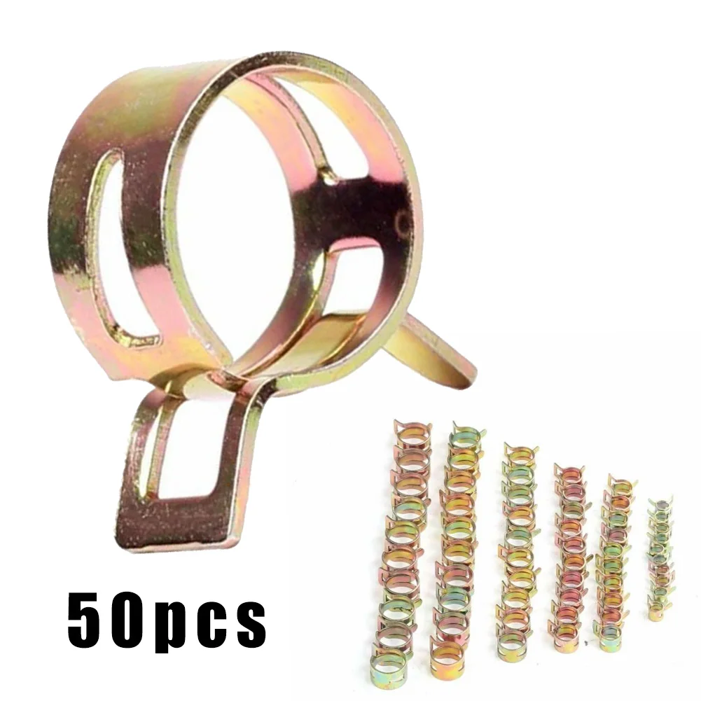 50Pcs Fastener 5-9mm Spring Clip Fuel Water Line Hose Pipe Air Tube Clamps Air Tube Clamps Fastener Pipe Clamp 65Mn Spring Steel
50Pcs Fastener 5-9mm Spring Clip Fuel Water Line Hose Pipe Air Tube Clamps Air Tube Clamps Fastener Pipe Clamp 65Mn Spring Steel