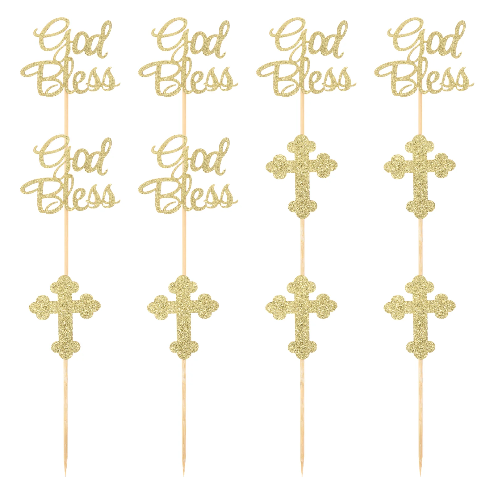 Topper Cake Birthday Party Bless Pick Toothpick Cross Supplies Baptism Communion First Glitter Appetizer Insert Golden God Gold
Topper Cake Birthday Party Bless Pick Toothpick Cross Supplies Baptism Communion First Glitter Appetizer Insert Golden God Gold