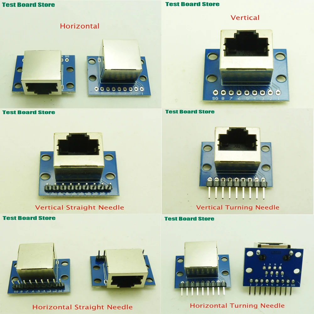 1Pce RJ45 Network Port Adapter Board 8p Crystal Head Female Socket Adapter Test Connector Adapter Network Interface 8Pin
1Pce RJ45 Network Port Adapter Board 8p Crystal Head Female Socket Adapter Test Connector Adapter Network Interface 8Pin