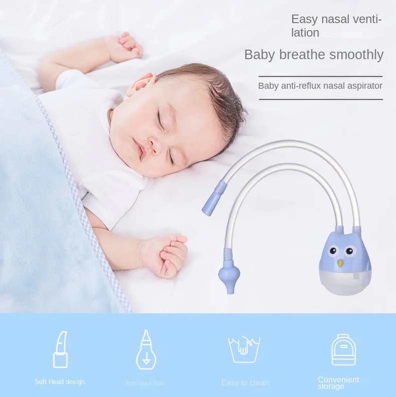 

Назальный аспиратор для новорожденных, присоска для чистки носа, инструмент для защиты здоровья, устройство для носа