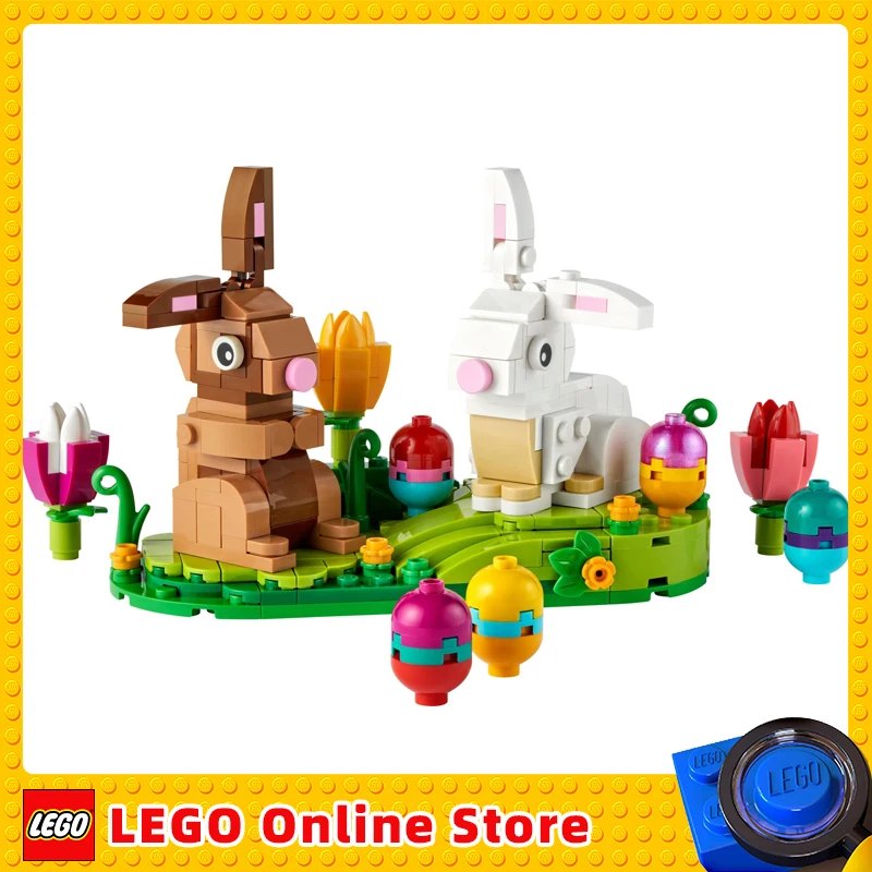 LEGO Easter Rabbits Display 40523 Building Toy Set, Includes Colorful Easter Eggs and Tulips, Easter Decorations
LEGO Easter Rabbits Display 40523 Building Toy Set, Includes Colorful Easter Eggs and Tulips, Easter Decorations