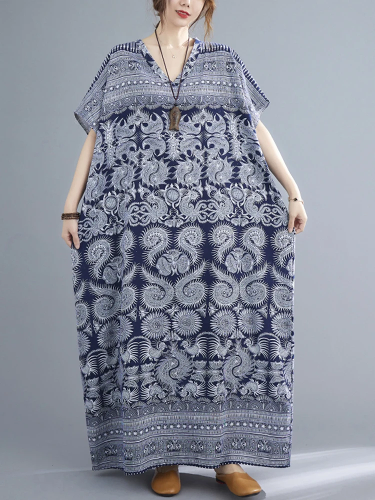Kanifio Plus Size Beach Dresses Women Boho Clothing Ankle Length 2022 Summer New Bohemian Oversized Beach Wear Vestidio 5129 9XL
Kanifio Plus Size Beach Dresses Women Boho Clothing Ankle Length 2022 Summer New Bohemian Oversized Beach Wear Vestidio 5129 9XL