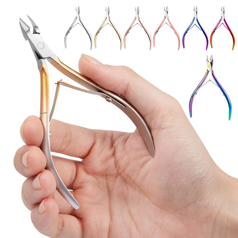 NEW Profession Pedicure Finger Skin Colorful Nail Cuticle Nipper Remover Stainless Steel Dead Skin Scissors Barbed Nail Trimmer
NEW Profession Pedicure Finger Skin Colorful Nail Cuticle Nipper Remover Stainless Steel Dead Skin Scissors Barbed Nail Trimmer