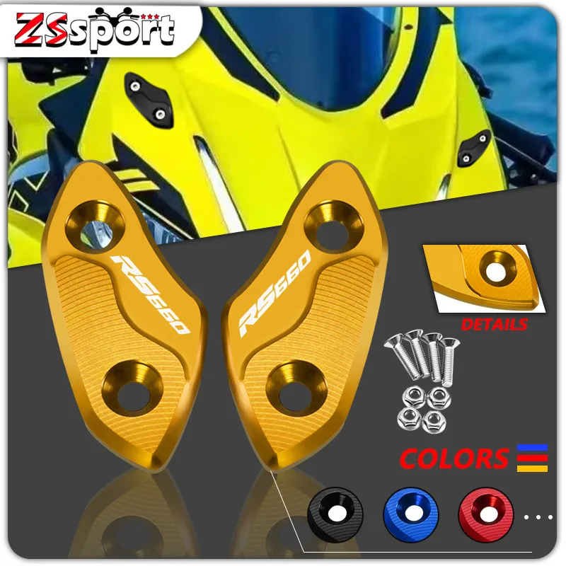 For Aprilia RS660 RSV4 1100 Factory 2020 2021 2022 2023 Motorcycle Mirror Hole Cover Windscreen Driven Mirror Eliminators Cap
For Aprilia RS660 RSV4 1100 Factory 2020 2021 2022 2023 Motorcycle Mirror Hole Cover Windscreen Driven Mirror Eliminators Cap