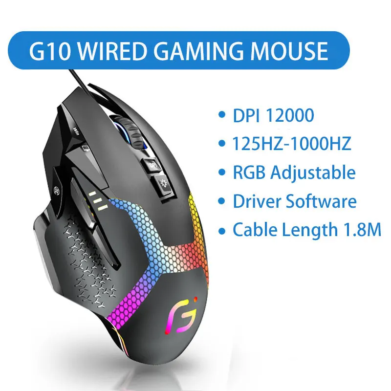 DPI UP To 12000 Wired Gaming Mouse 2.4G Wireless Bluetooth Rechargeable Silent Ergonomic Computer For MacBook Laptop PC Office
DPI UP To 12000 Wired Gaming Mouse 2.4G Wireless Bluetooth Rechargeable Silent Ergonomic Computer For MacBook Laptop PC Office
