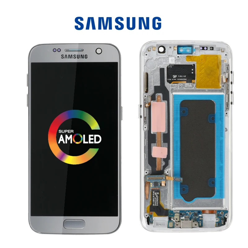 Оригинальный ЖК-дисплей 5,1 дюйма с ожогом и тенью и рамкой для SAMSUNG Galaxy S7 G930 G930F, дисплей с сенсорным экраном и дигитайзером в сборе
Оригинальный ЖК-дисплей 5,1 дюйма с ожогом и тенью и рамкой для SAMSUNG Galaxy S7 G930 G930F, дисплей с сенсорным экраном и дигитайзером в сборе