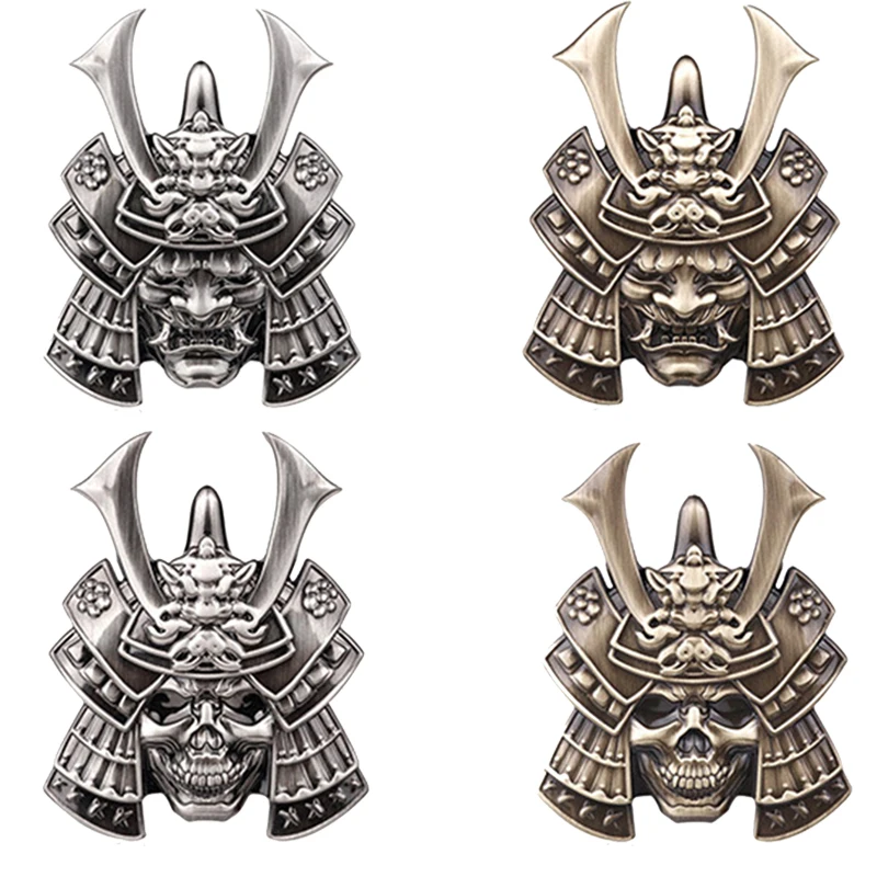 3D Metal Badge Emblem Car Side Trunk Decoration Japanese Samurai Hannya Skull Zinc Alloy Sticker Creative Decals Car Styling
3D Metal Badge Emblem Car Side Trunk Decoration Japanese Samurai Hannya Skull Zinc Alloy Sticker Creative Decals Car Styling
