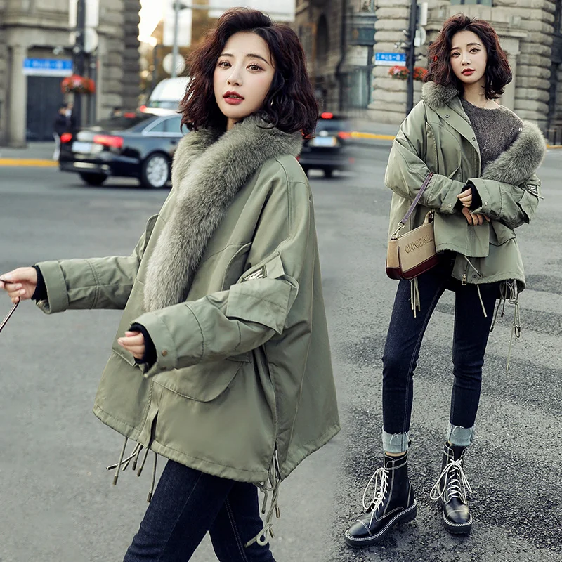 2022 Korean Fashion Down Cotton Coats Women's Thick Warm Winter Parkas Casual Loose Cotton Jackets Woman Plus Velvet Parkas Coat
2022 Korean Fashion Down Cotton Coats Women's Thick Warm Winter Parkas Casual Loose Cotton Jackets Woman Plus Velvet Parkas Coat