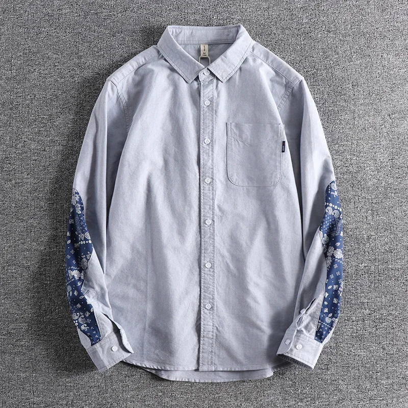 New 22 Men Oxford Classic Paisley West Coast CRIPS Bloods Fashion Cotton Casual Shirts Shirt Pocket long-sleeves Top M 3XL #A645
New 22 Men Oxford Classic Paisley West Coast CRIPS Bloods Fashion Cotton Casual Shirts Shirt Pocket long-sleeves Top M 3XL #A645