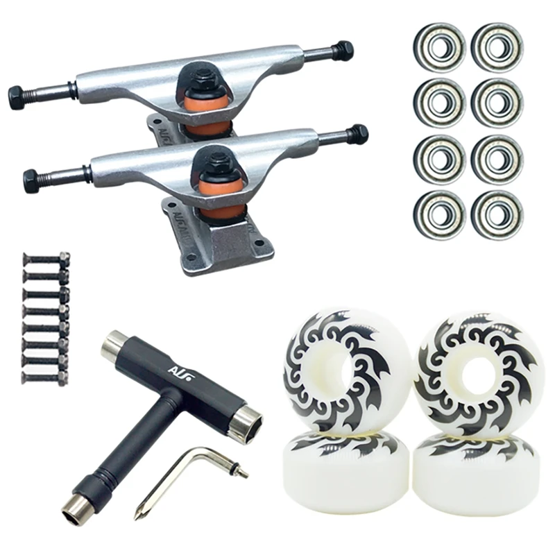 ALF 5.25Inch Skateboard Bracket 52X32mm Skateboard Wheels Double Rocker Skateboard Trucks Skateboard Bridges Skateboard Tools
ALF 5.25Inch Skateboard Bracket 52X32mm Skateboard Wheels Double Rocker Skateboard Trucks Skateboard Bridges Skateboard Tools