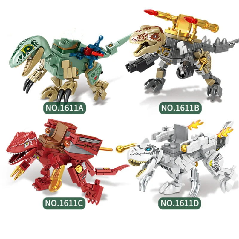Creative Jurassic War Mecha Tyrannosaurus Model Building Blocks City Dinosaur Robot Park Brick Figures Toys Children Boys Gift
Creative Jurassic War Mecha Tyrannosaurus Model Building Blocks City Dinosaur Robot Park Brick Figures Toys Children Boys Gift