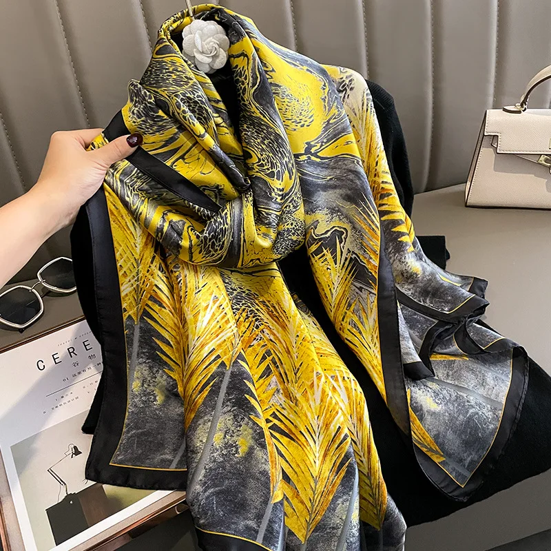 Fashion Design Scarf Silk Shawls Women Hijab Wraps Headbands for Lady Satin Scarves Foulard Luxury Pashmina Bufanda Stoles
Fashion Design Scarf Silk Shawls Women Hijab Wraps Headbands for Lady Satin Scarves Foulard Luxury Pashmina Bufanda Stoles