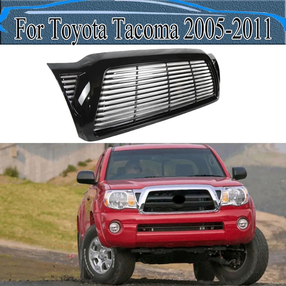 For Toyota Tacoma 2005-2011 Auto Grille W/ LED Light Accessories Car Grilles ABS Front Bumper Hood Racing Grill Glossy Black
For Toyota Tacoma 2005-2011 Auto Grille W/ LED Light Accessories Car Grilles ABS Front Bumper Hood Racing Grill Glossy Black