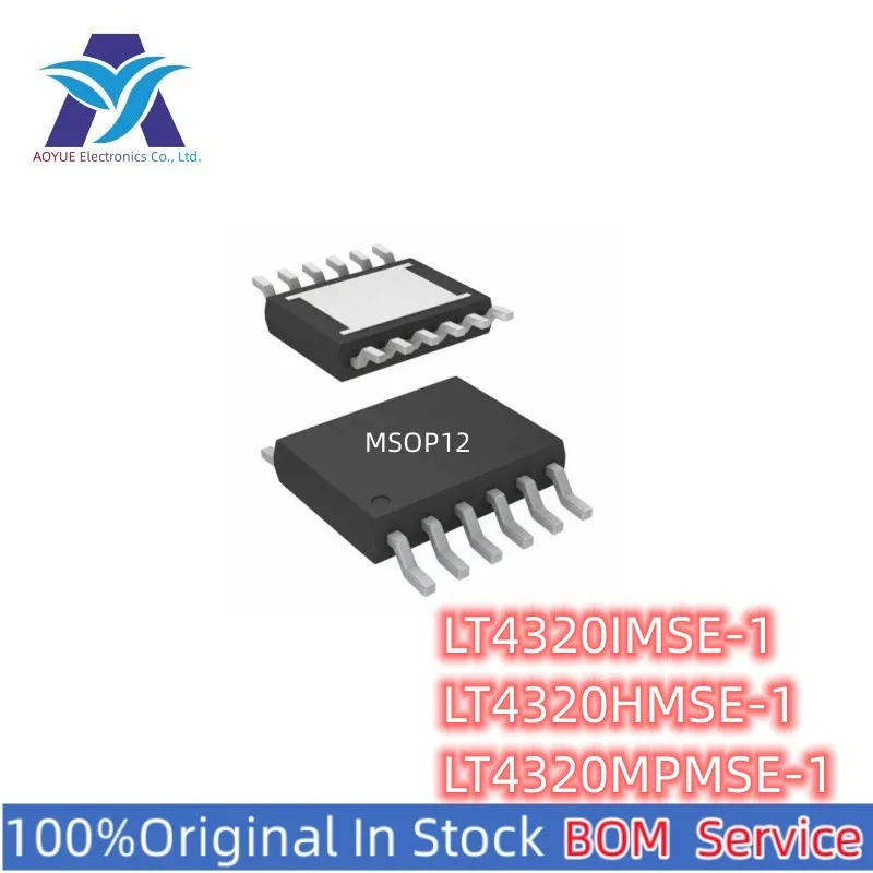 New Original Stock LT4320IMSE-1 LT4320HMSE-1 LT4320MPMSE-1 #PBF LT4320 Series Power Electronic Switch Chip One Stop BOM Service
New Original Stock LT4320IMSE-1 LT4320HMSE-1 LT4320MPMSE-1 #PBF LT4320 Series Power Electronic Switch Chip One Stop BOM Service