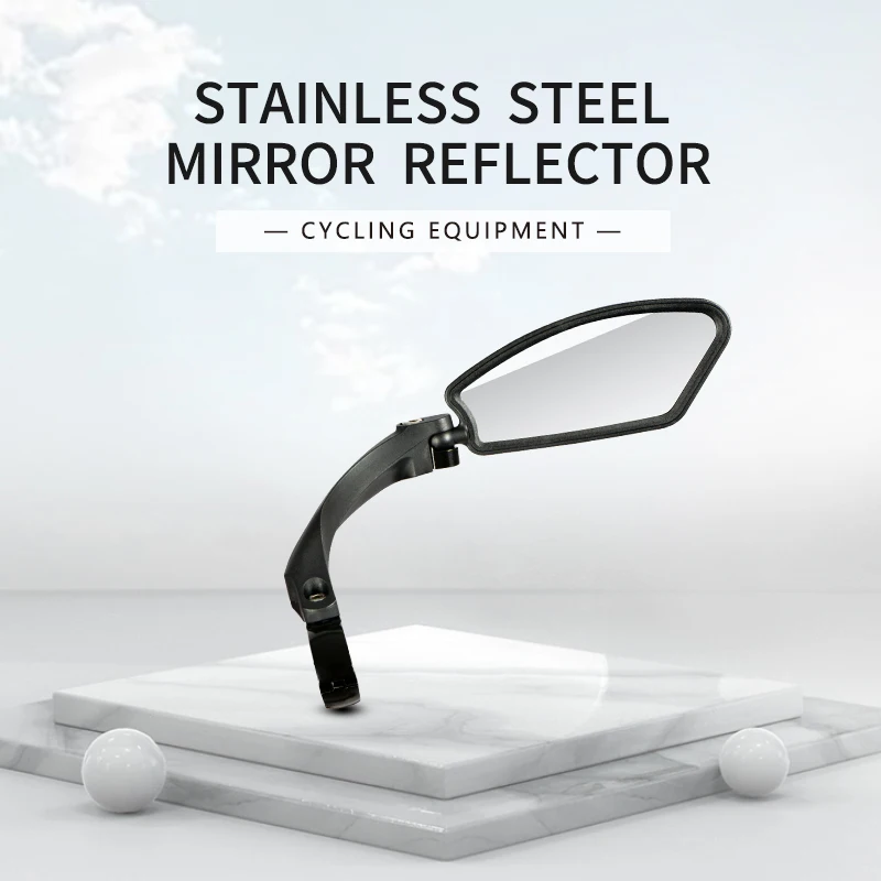 Bicycle Stainless Steel Rearview Mirror Wide Range Reflector Adjustable Bike Back SightBicycle Handlebar Safe Rear View Mirror
Bicycle Stainless Steel Rearview Mirror Wide Range Reflector Adjustable Bike Back SightBicycle Handlebar Safe Rear View Mirror