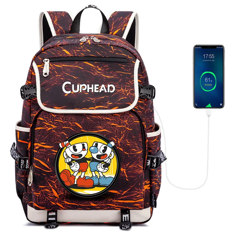 Многофункциональный рюкзак Cuphead Game Mugman из ткани Оксфорд с USB-зарядкой, мужская дорожная сумка, Женский Мужской студенческий рюкзак для ноутбука
Многофункциональный рюкзак Cuphead Game Mugman из ткани Оксфорд с USB-зарядкой, мужская дорожная сумка, Женский Мужской студенческий рюкзак для ноутбука