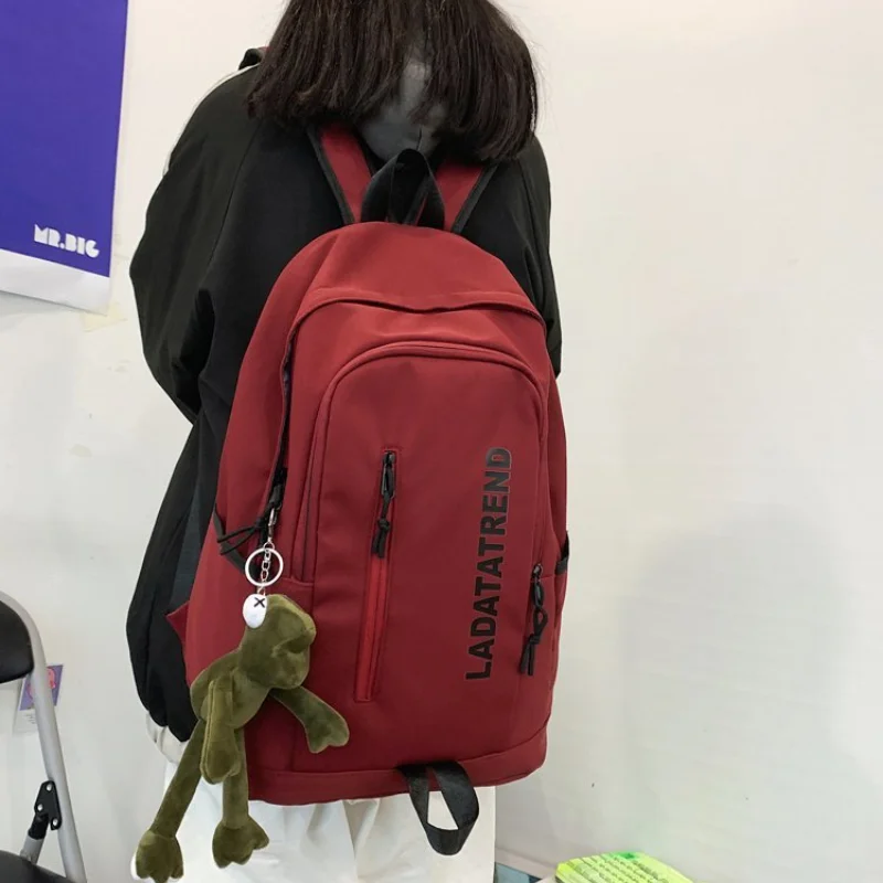 New Trend Large Capacity Leisure Backpack Nylon Korean College Student Schoolbag Outdoor Waterproof Travel Backpack
New Trend Large Capacity Leisure Backpack Nylon Korean College Student Schoolbag Outdoor Waterproof Travel Backpack
