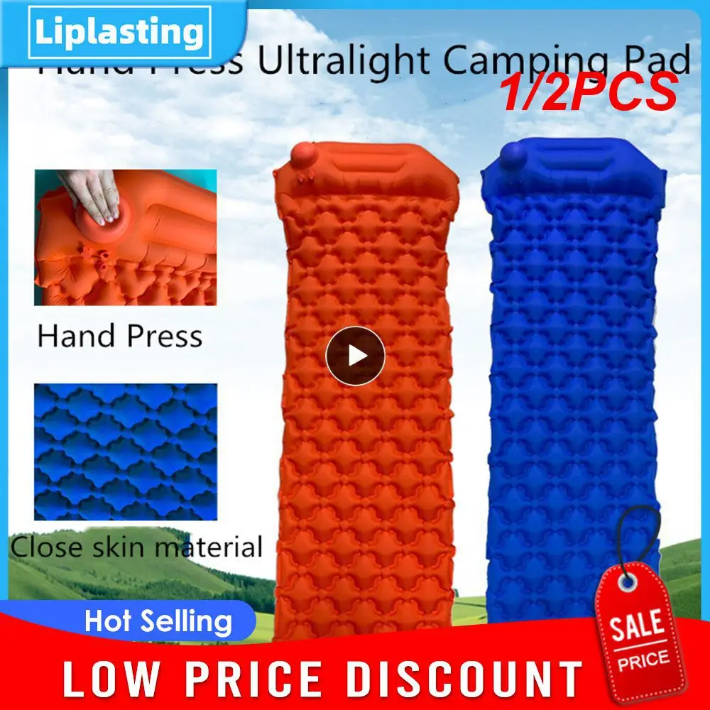1/2PCS Outdoor Sleeping Pad Camping Inflatable Mattress with Pillows Travel Mat Folding Bed Ultralight Air Cushion Hiking New
1/2PCS Outdoor Sleeping Pad Camping Inflatable Mattress with Pillows Travel Mat Folding Bed Ultralight Air Cushion Hiking New