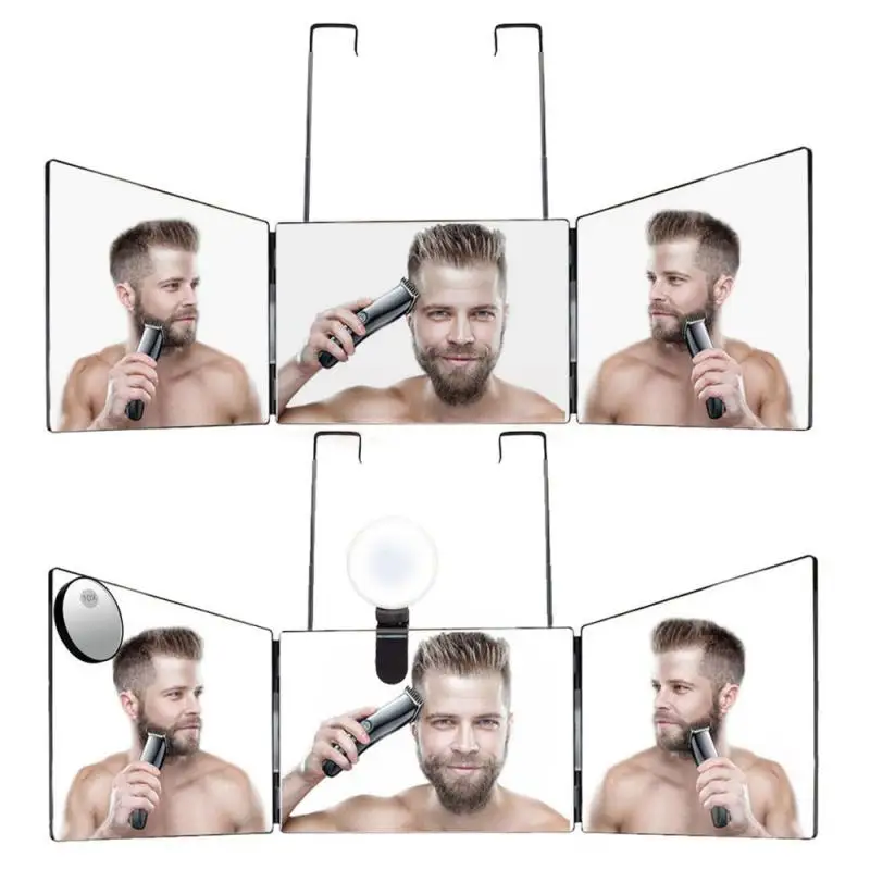 Adjustable And Portable 3 Way Mirror Trifold Mirror For Self Hair Cutting And Styling DIY Haircut Tool Beauty Tools Real Glass
Adjustable And Portable 3 Way Mirror Trifold Mirror For Self Hair Cutting And Styling DIY Haircut Tool Beauty Tools Real Glass