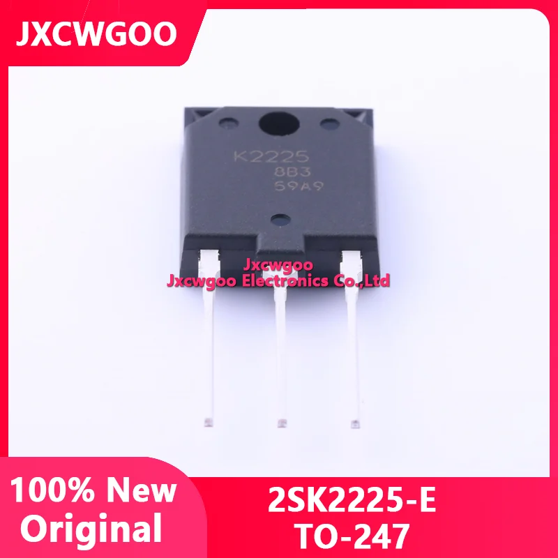 

Jxcwgoo 10pcs 2SK2225-E new 2SK2225-80-E-Q VTO-247 original 1500V imported K2225 Silicon FET N-Channel 2SK2225 MOS 100% 2A