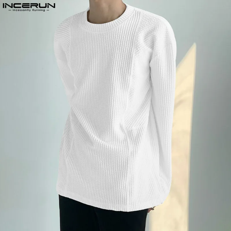 Fashion Casual Style Tops INCERUN Men's Casual Stripe Round Neck Camiseta Stylish Loose Male Solid Long Sleeve T-shirts S-5XL
Fashion Casual Style Tops INCERUN Men's Casual Stripe Round Neck Camiseta Stylish Loose Male Solid Long Sleeve T-shirts S-5XL