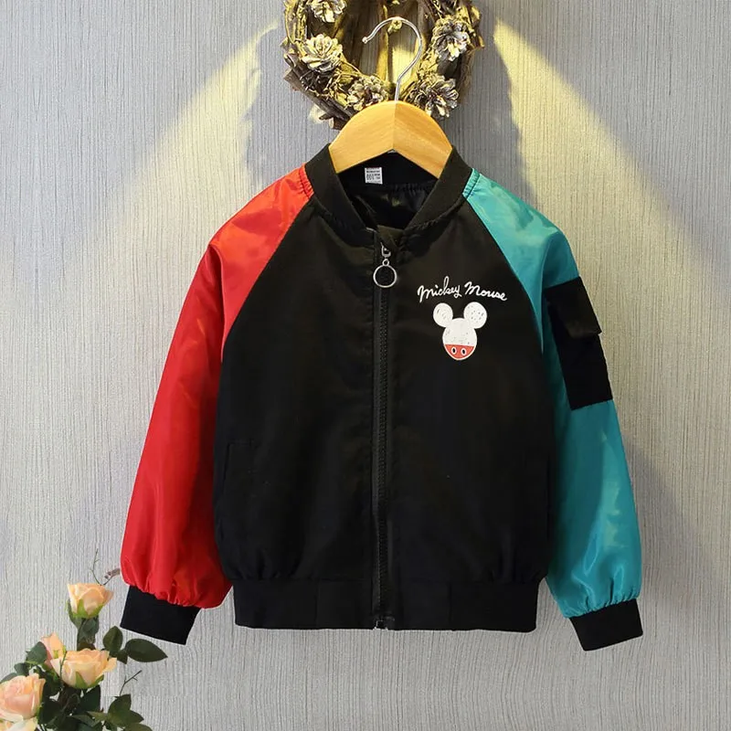 Disney Children's Clothing Cartoon Mickey Minnie Jacket Autumn Coat Baby Boy Girl Outing Clothes Jacket Boys Clothes
Disney Children's Clothing Cartoon Mickey Minnie Jacket Autumn Coat Baby Boy Girl Outing Clothes Jacket Boys Clothes