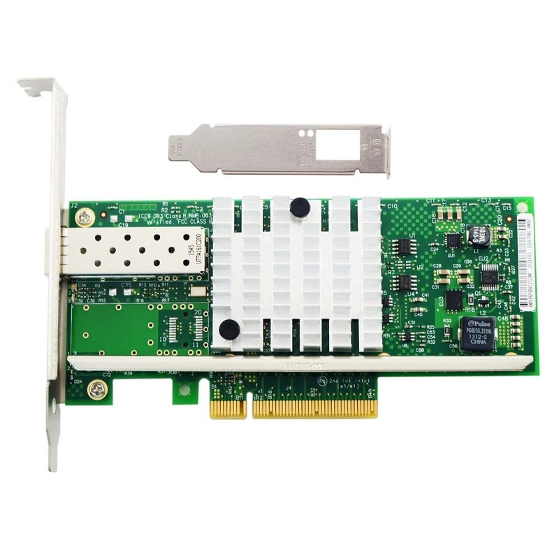 

X520-DA1 82599EN 10 гигабитная PCI-E X8 Серверная сетевая карта, один порт, оптоволоконная сетевая карта E10G41BTDA, сетевая карта