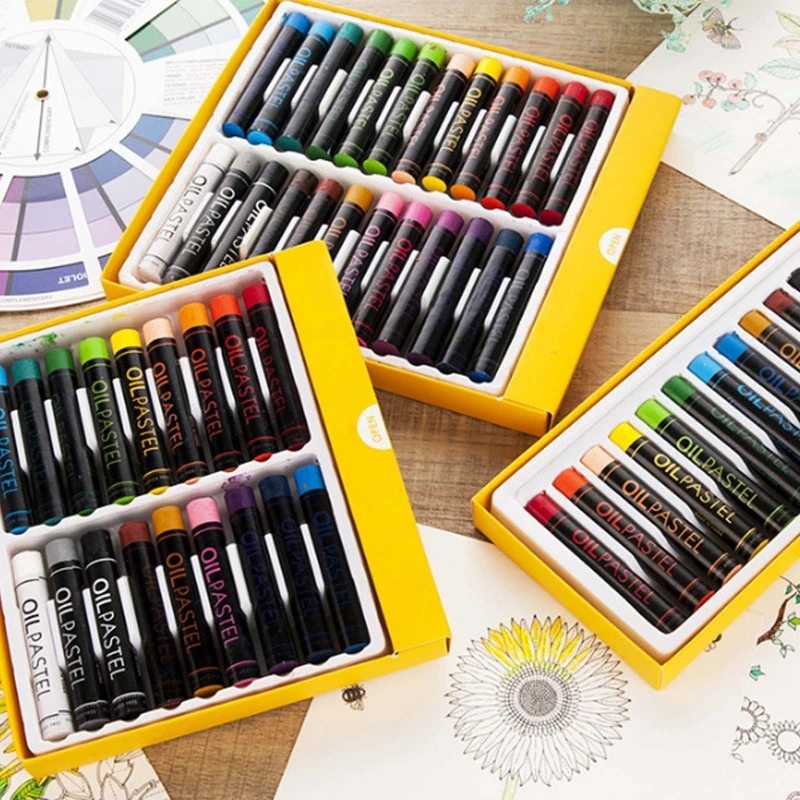 Professional Oil Pastels 18/24/36 Vibrant Colors Crayons Wear Resistant for Kids Students Party Favors Artist Painter
Professional Oil Pastels 18/24/36 Vibrant Colors Crayons Wear Resistant for Kids Students Party Favors Artist Painter
