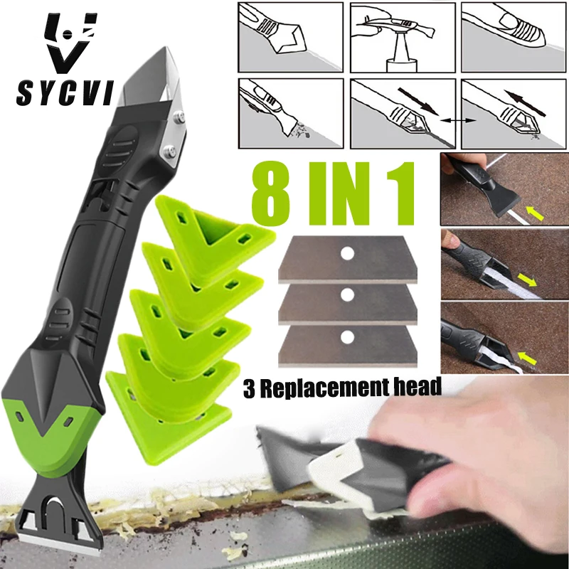 5 In 1 Silicone Remover scraper kit silicone scraper Hand tools sealant scraper silicone tool sealant spatula caulking tool
5 In 1 Silicone Remover scraper kit silicone scraper Hand tools sealant scraper silicone tool sealant spatula caulking tool