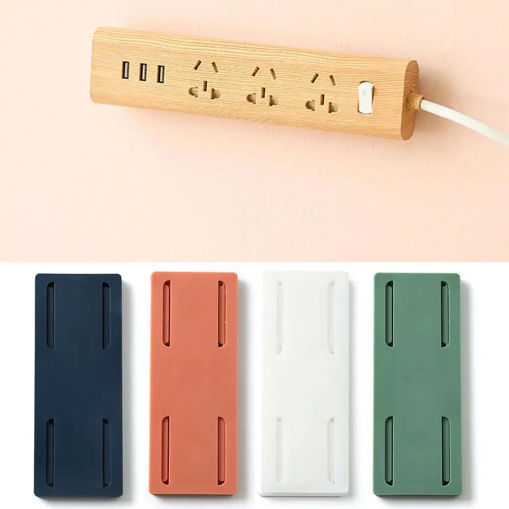 White Socket Paste Fixer Patch Panel Holder Wall Hanging Hooks Multi-purpose Fixing Device Punch-free Plug Plug J9z4 
White Socket Paste Fixer Patch Panel Holder Wall Hanging Hooks Multi-purpose Fixing Device Punch-free Plug Plug J9z4