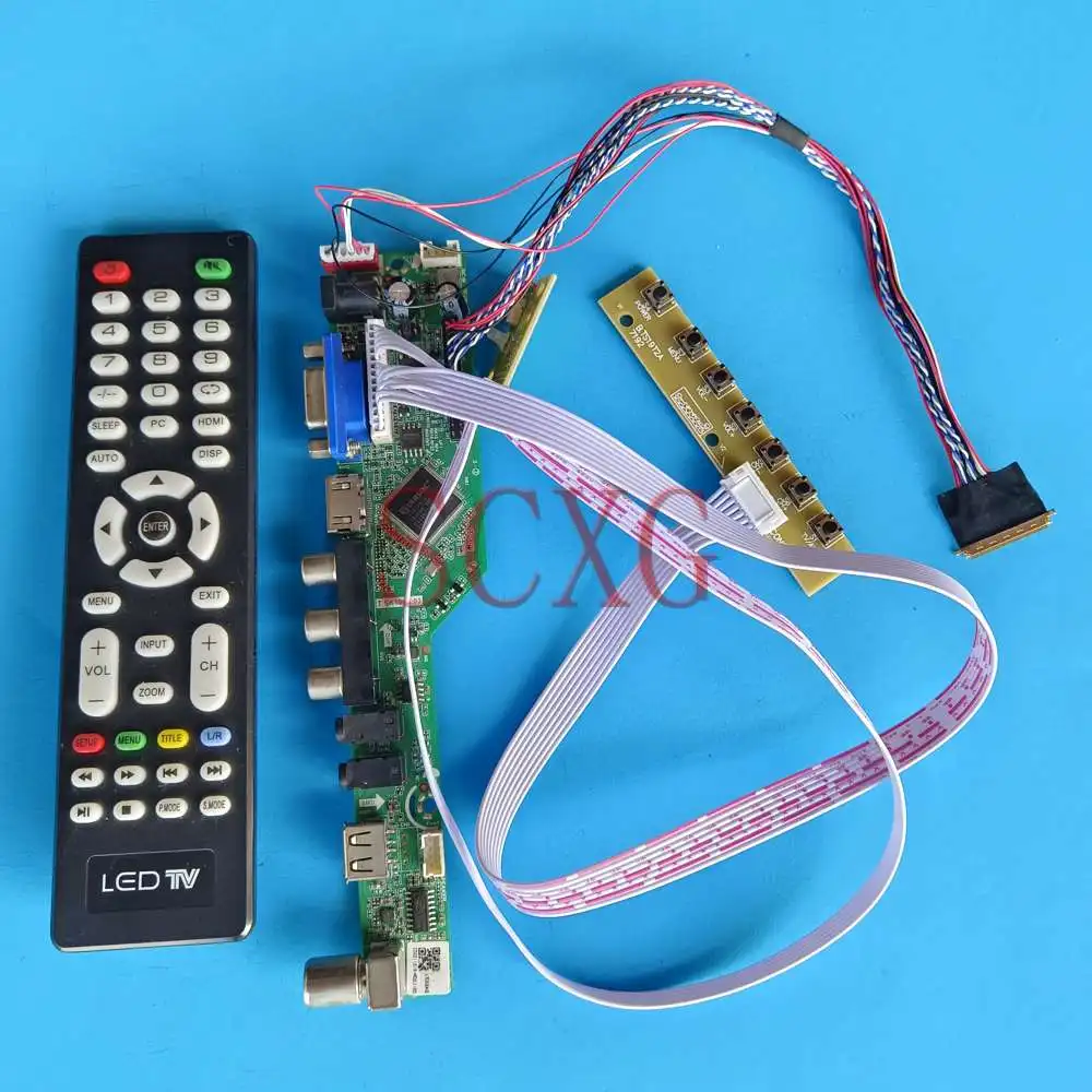 For LP156WHB-TLC1 1366 768 TV Analog Signal 15.6" Matrix LVDS 40 Pin VGA HDMI-Compatible AV USB LED LCD Driver Controller Board
For LP156WHB-TLC1 1366 768 TV Analog Signal 15.6" Matrix LVDS 40 Pin VGA HDMI-Compatible AV USB LED LCD Driver Controller Board