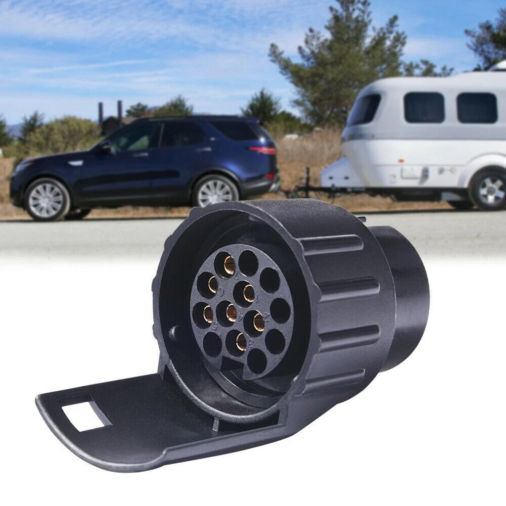 Towing Socket Caravan Converter Electric Black Parts Plastic & Brass RV Trailer 12V DC Waterproof 7Pin To 13Pin
Towing Socket Caravan Converter Electric Black Parts Plastic & Brass RV Trailer 12V DC Waterproof 7Pin To 13Pin