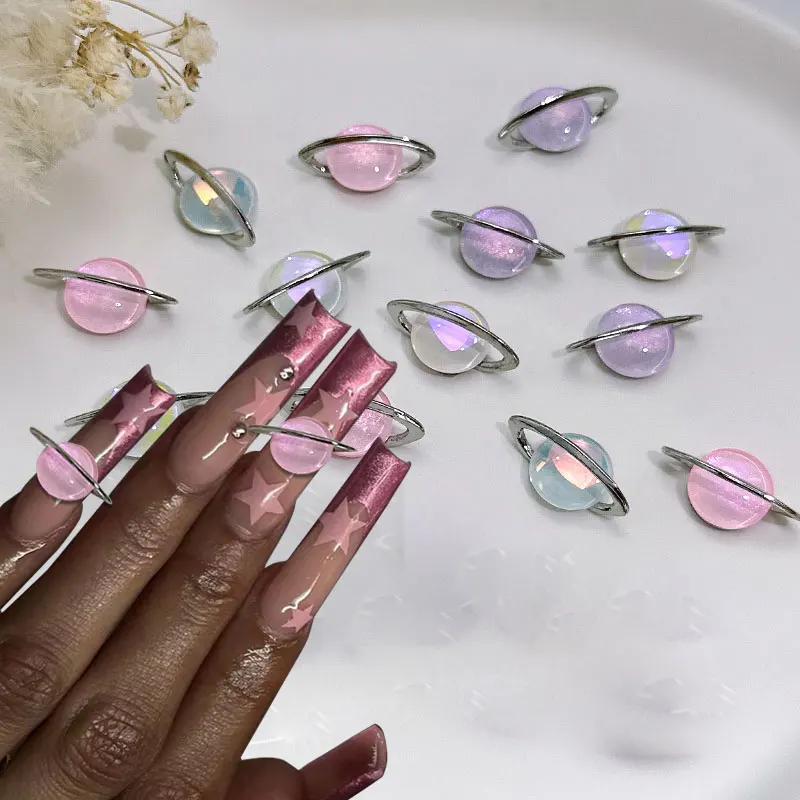 3D Saturn Planet Nail Aurora Art Charm Gemstone Luxury Diamond Jewelry Round Shiny Crystal Rhinestone Nail Art Deco Accessory
3D Saturn Planet Nail Aurora Art Charm Gemstone Luxury Diamond Jewelry Round Shiny Crystal Rhinestone Nail Art Deco Accessory