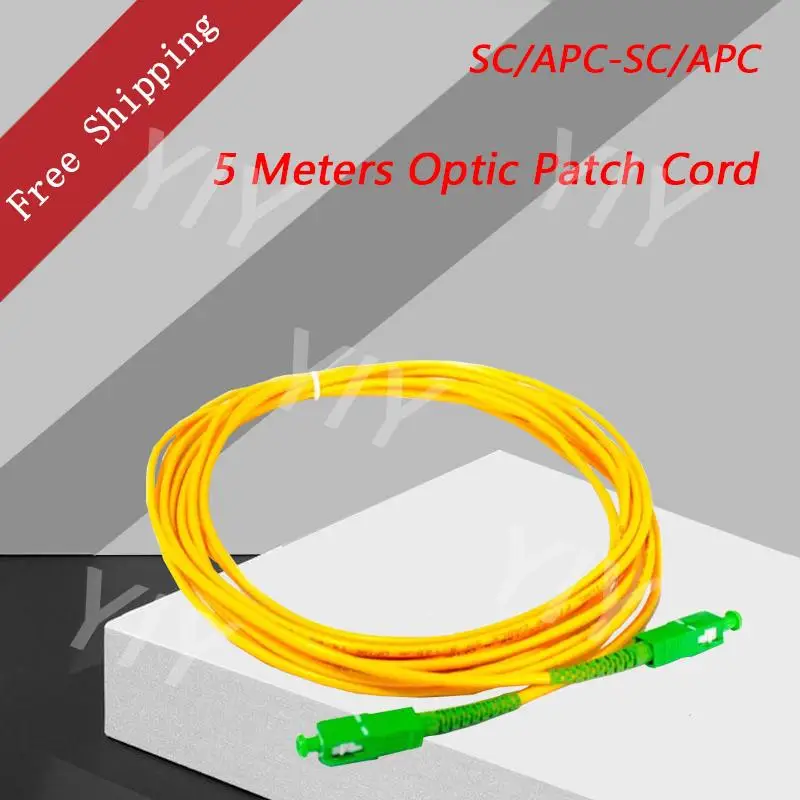 5 Meters Optic Patch Cord SC/APC-SC/APC SM Simplex SX 2.0mm 9/125um SC/APC FTTH Fiber Optic Patch Cord Free Shipping
5 Meters Optic Patch Cord SC/APC-SC/APC SM Simplex SX 2.0mm 9/125um SC/APC FTTH Fiber Optic Patch Cord Free Shipping