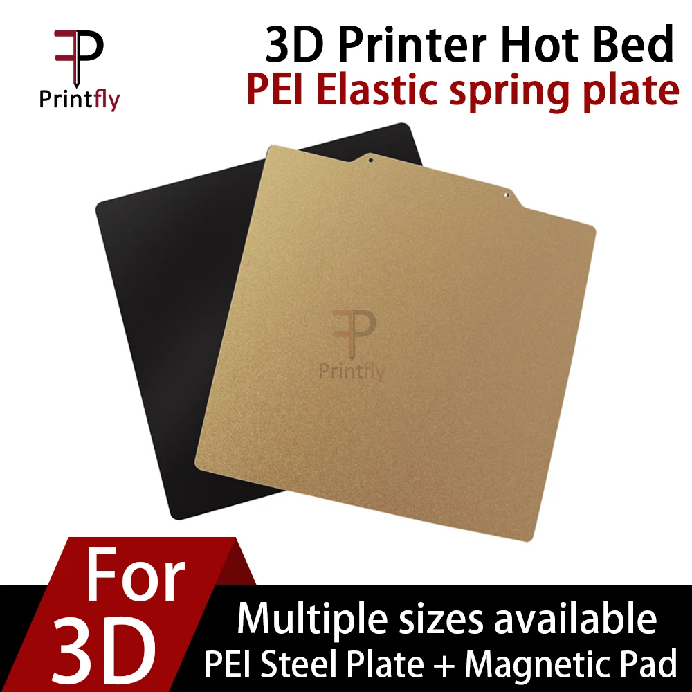 Printfly PEI Double-Sided Spraying Film PEI Board Hot Bed Magnetic Spring Steel Plate for Voron Ender3 CR10 3d Printer Parts
Printfly PEI Double-Sided Spraying Film PEI Board Hot Bed Magnetic Spring Steel Plate for Voron Ender3 CR10 3d Printer Parts