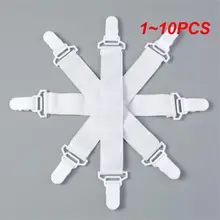 1~10PCS Bed Sheet StrapsPractical Strong Elastic Sheet Holder Mattress Clips Easy Using Bedding Accessories For Mattress Cover