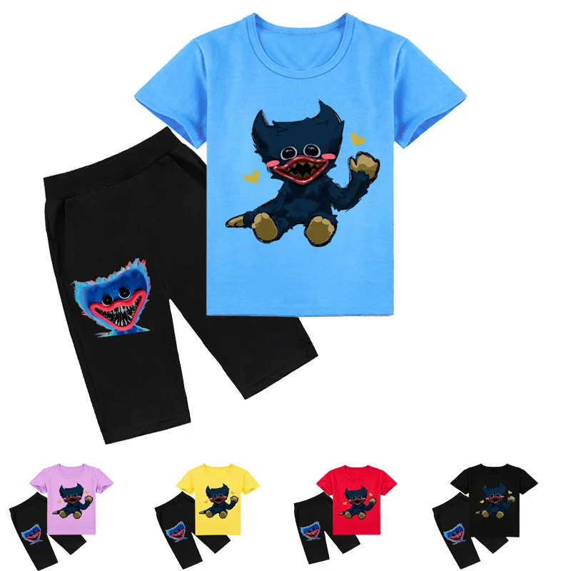 Kids Summer Clothing Set Teens Boys Poppy Playtime Clothes Toddler Girls Short Sleeve T-shirt+shorts 2pcs Children Sport Suits
Kids Summer Clothing Set Teens Boys Poppy Playtime Clothes Toddler Girls Short Sleeve T-shirt+shorts 2pcs Children Sport Suits