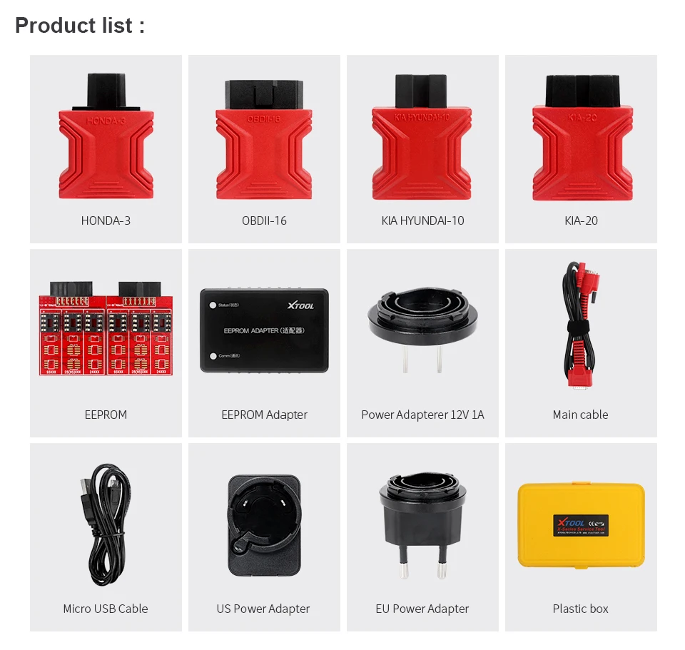 XTOOL X100 Pro2 Auto OBD2 Automotive Scanner Key Programmer X100PRO Car Code Reader Scanner Car Diagnostic Tools Free Update
XTOOL X100 Pro2 Auto OBD2 Automotive Scanner Key Programmer X100PRO Car Code Reader Scanner Car Diagnostic Tools Free Update