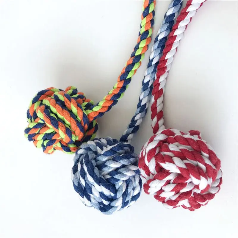 RopeToy Pet Dog Braided Tug Play Knot Ball Strong Tough Chew Fun Toys
RopeToy Pet Dog Braided Tug Play Knot Ball Strong Tough Chew Fun Toys