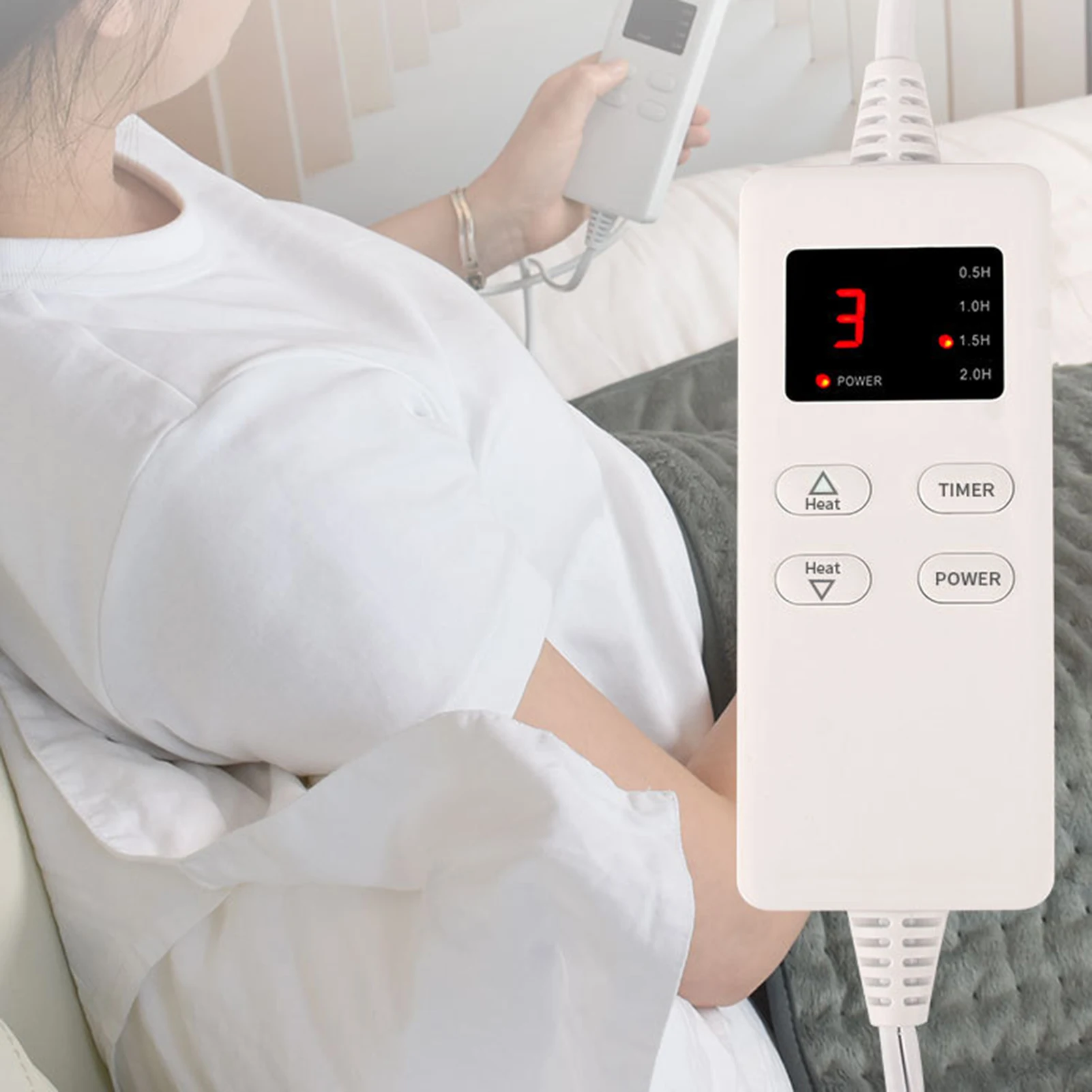 Electric Blanket Electric Waist Warmer Belt 6 Fast Heating Settings Short Plush Surface with Timer for Shoulder Neck Back FU
Electric Blanket Electric Waist Warmer Belt 6 Fast Heating Settings Short Plush Surface with Timer for Shoulder Neck Back FU