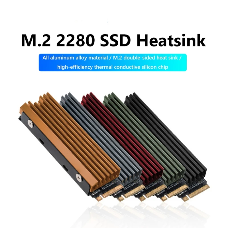 

53CC M.2 SSD теплоотвод охлаждающая Тепловая площадка M2 NVME 2280 твердотельный жесткий диск охладитель радиатор теплоотвод для настольного ПК