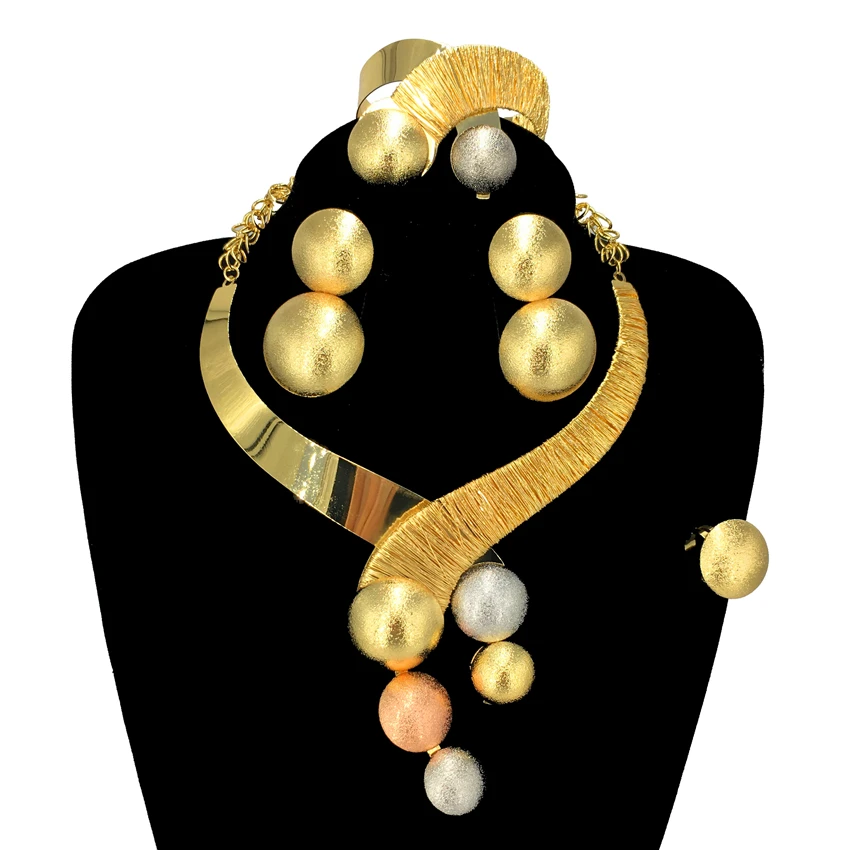Latest Luxury Design Festival Women Necklace Gold Plating Wedding Fashion Brazil Bridal Jewelry Sets FHK13645
Latest Luxury Design Festival Women Necklace Gold Plating Wedding Fashion Brazil Bridal Jewelry Sets FHK13645