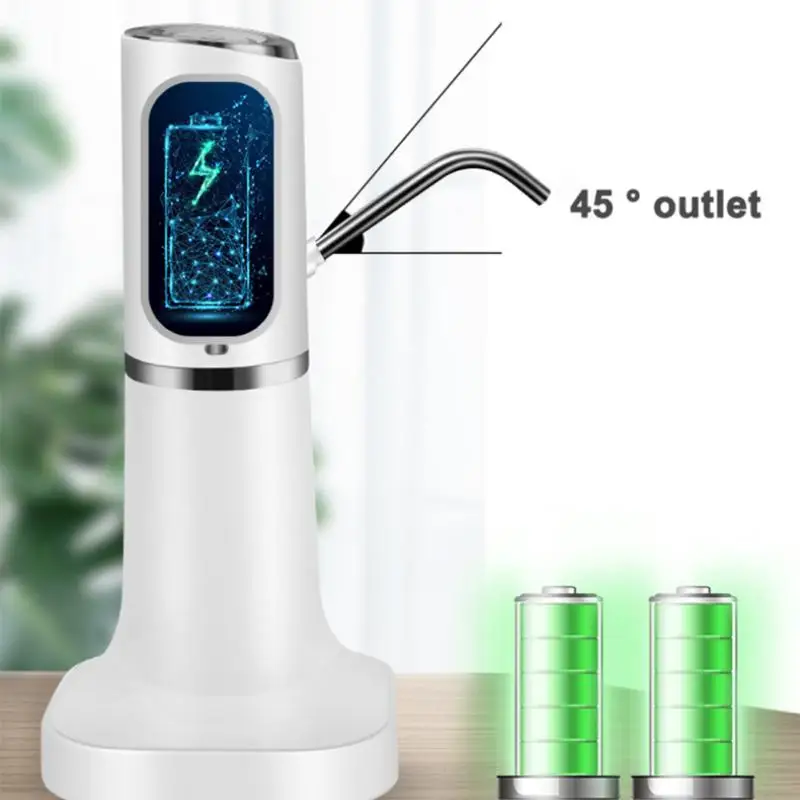Automatic Bump Electric Water Bottle Pump with Base USB Water Dispenser Portable Automatic Water Pump Bucket Bottle Dispenser
Automatic Bump Electric Water Bottle Pump with Base USB Water Dispenser Portable Automatic Water Pump Bucket Bottle Dispenser