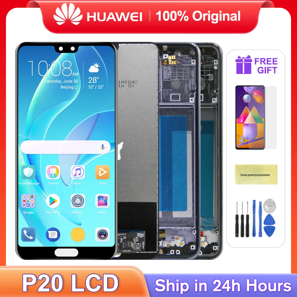 5.8" Original Screen For Huawei P20 LCD Display Touch Screen Digitizer Assembly With Frame For Huawei P20 LCD EML-L29 L22 Screen
5.8" Original Screen For Huawei P20 LCD Display Touch Screen Digitizer Assembly With Frame For Huawei P20 LCD EML-L29 L22 Screen
