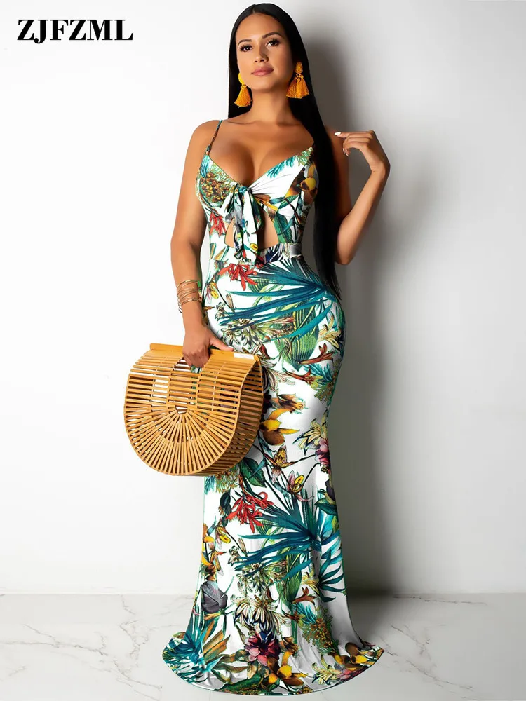 Spaghetti Strap Elegant Mermaid Long Dress Women Floral Print Open Back Bodycon Dress Summer Deep V Neck Sleeveless Beach Dress
Spaghetti Strap Elegant Mermaid Long Dress Women Floral Print Open Back Bodycon Dress Summer Deep V Neck Sleeveless Beach Dress