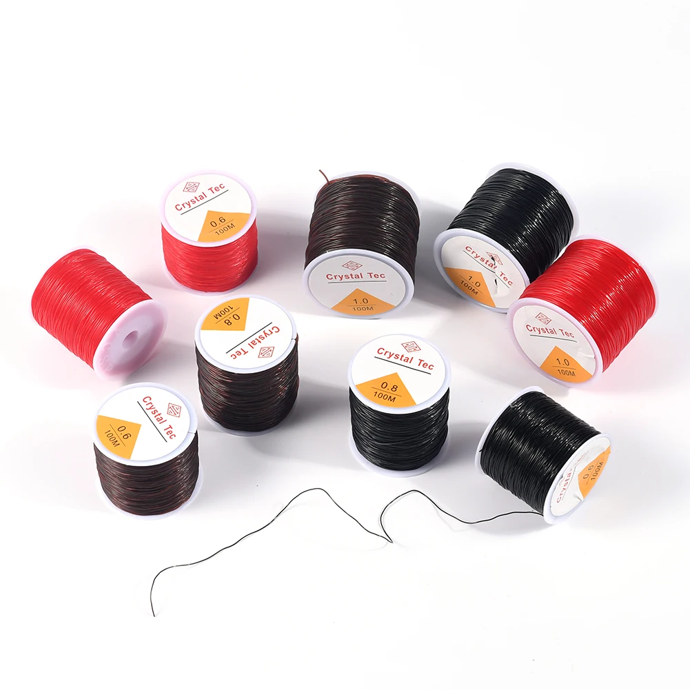 100M/Roll Strong Elastic Crystal Beading Cords for Bracelets Stretch Thread String Necklace DIY Jewelry Making Cord Line
100M/Roll Strong Elastic Crystal Beading Cords for Bracelets Stretch Thread String Necklace DIY Jewelry Making Cord Line