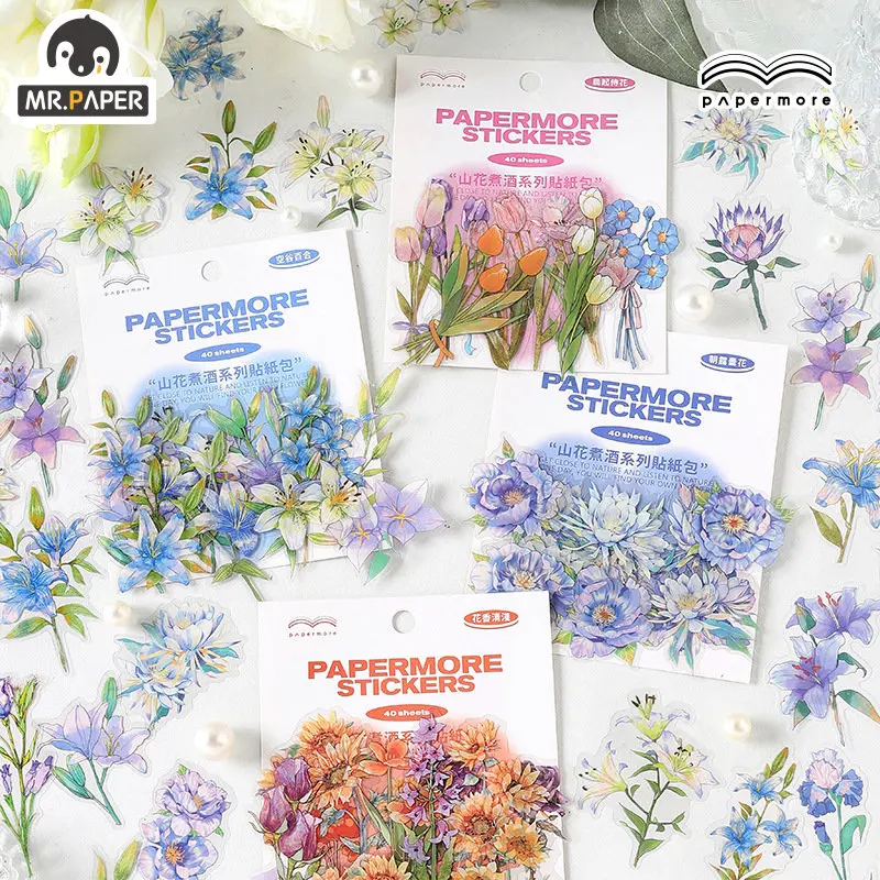 Mr. Paper Plant Theme Floral Pattern Stickers Aesthetic Sketch Paper Decoration Stationery Supplies PET Stickers for Kids
Mr. Paper Plant Theme Floral Pattern Stickers Aesthetic Sketch Paper Decoration Stationery Supplies PET Stickers for Kids