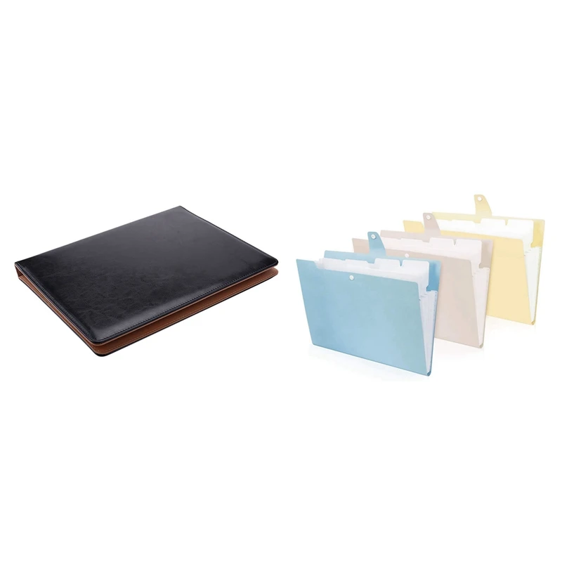 1Set A4 Clipboard Multi-Function Filling Products Folder Black & 3X 5 Pocket Expanding File Organizer, Folder
1Set A4 Clipboard Multi-Function Filling Products Folder Black & 3X 5 Pocket Expanding File Organizer, Folder