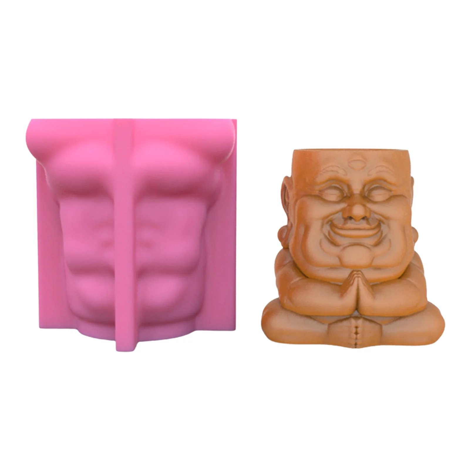 3D Buddhist flowerpot silicone mold Buddha flower pot gypsum mold flowerpot vase concrete pen holder Succulent plants Pot
3D Buddhist flowerpot silicone mold Buddha flower pot gypsum mold flowerpot vase concrete pen holder Succulent plants Pot